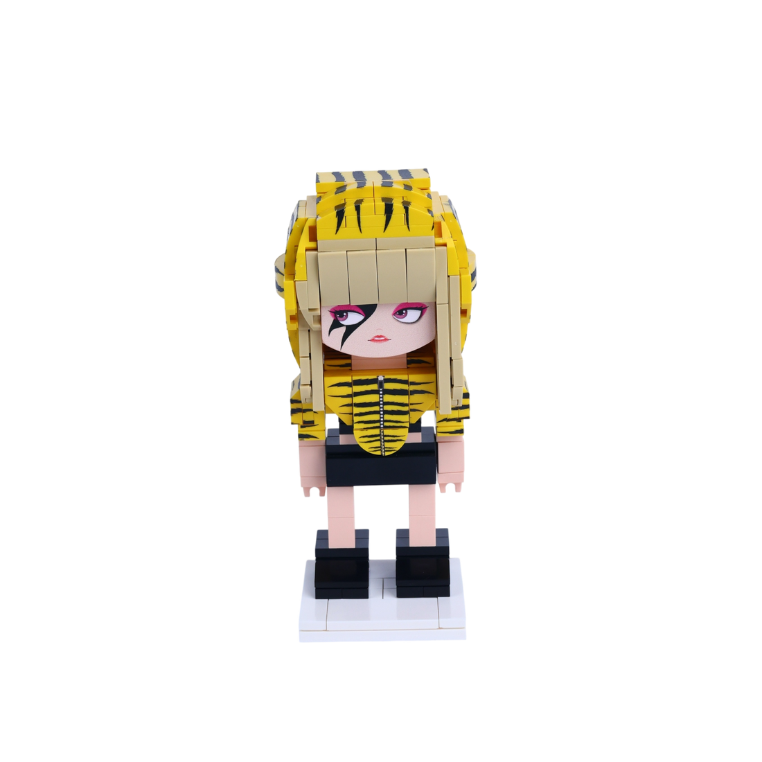 Avant-Garde Pop Performer custom brick figure, main product view