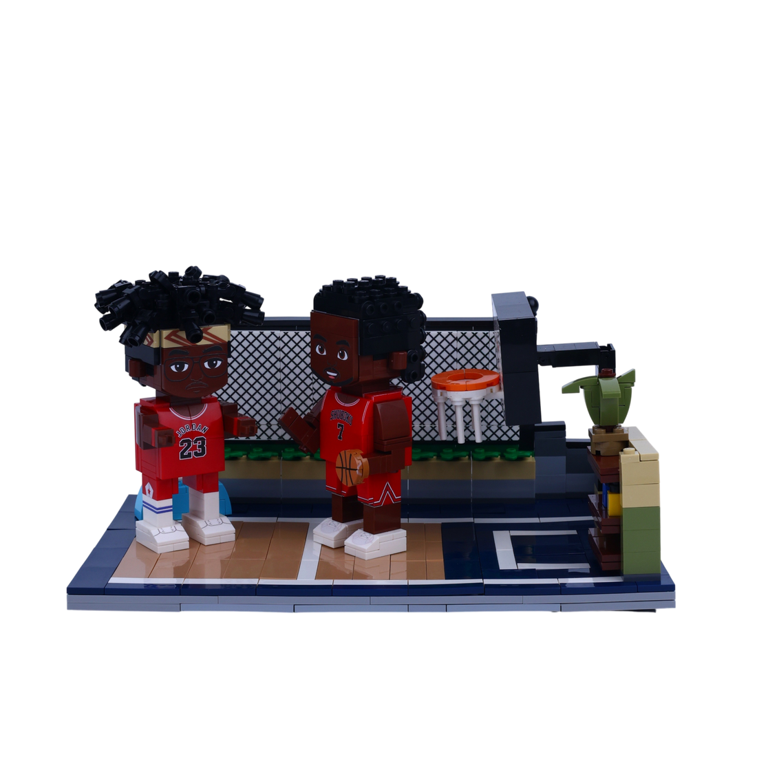 Baller Bros brick scene, lifestyle view
