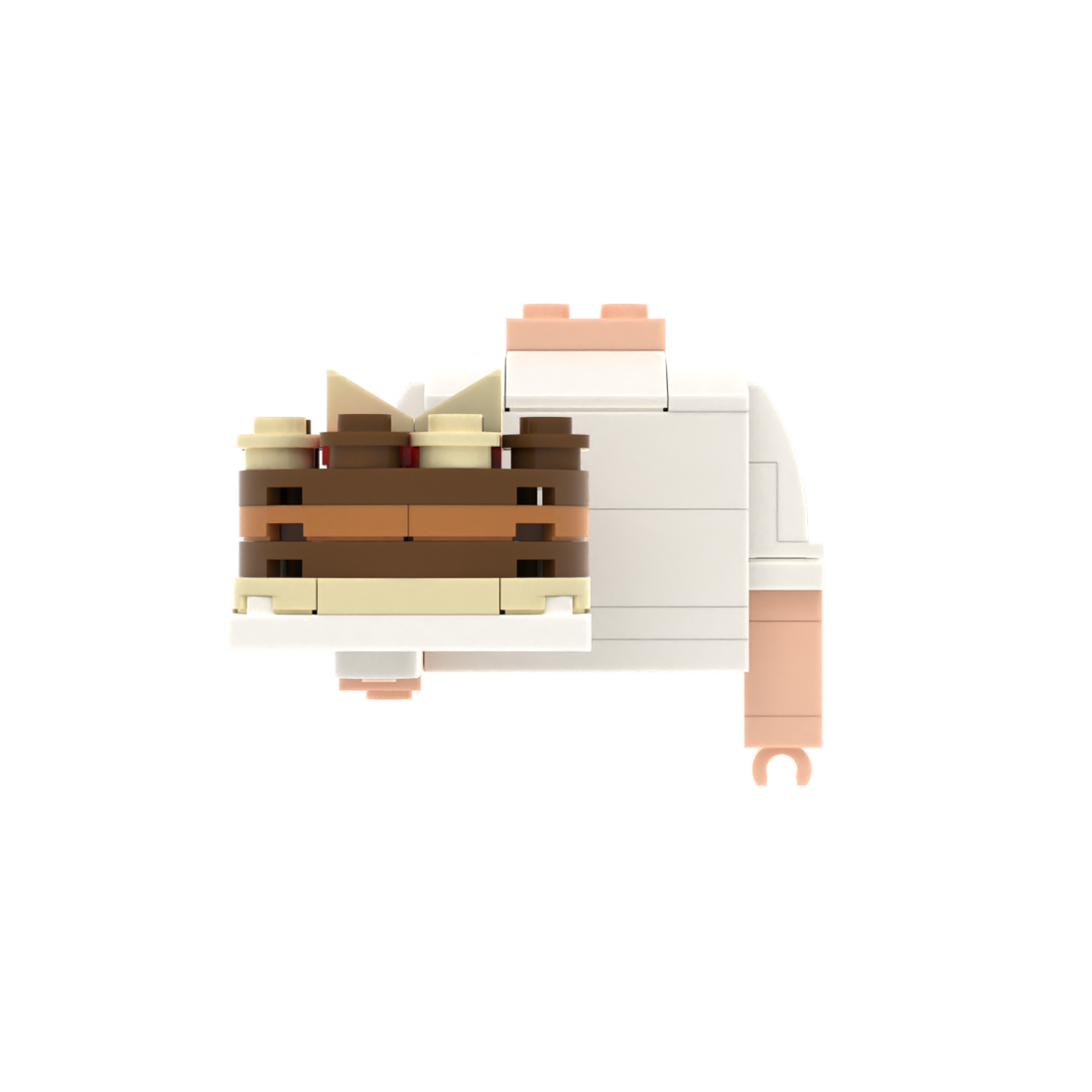 Big Cake brick figure accessory, main product view