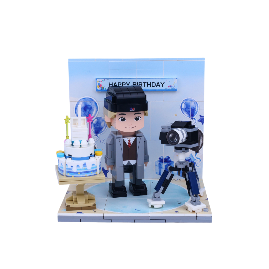 Birthday · Mr. Eighteen brick scene, lifestyle view
