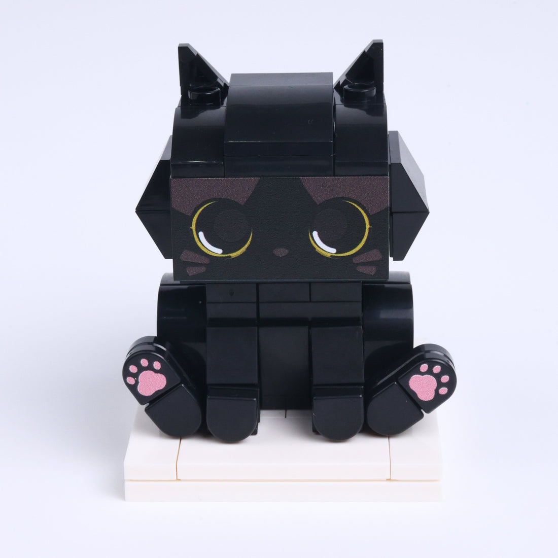 Black Cat cat brick figure, main product view