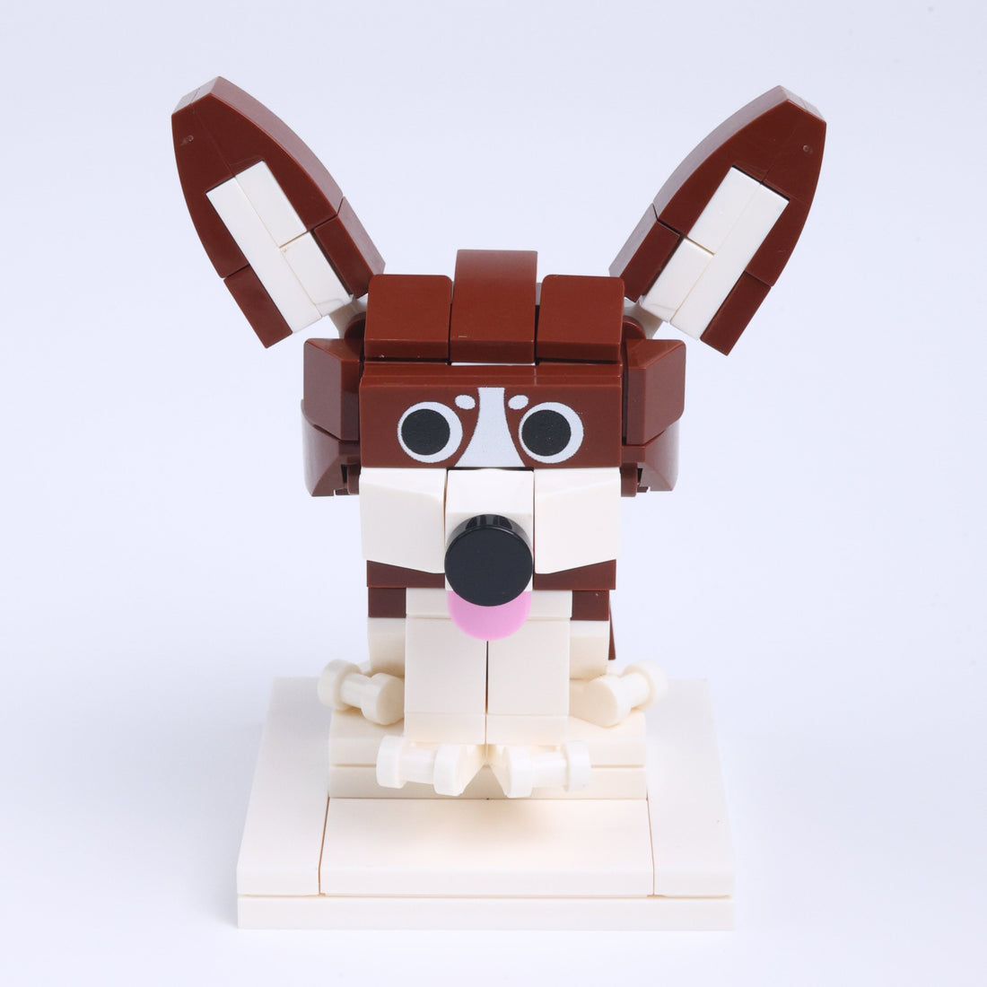 Chihuahua dog brick figure, main product view