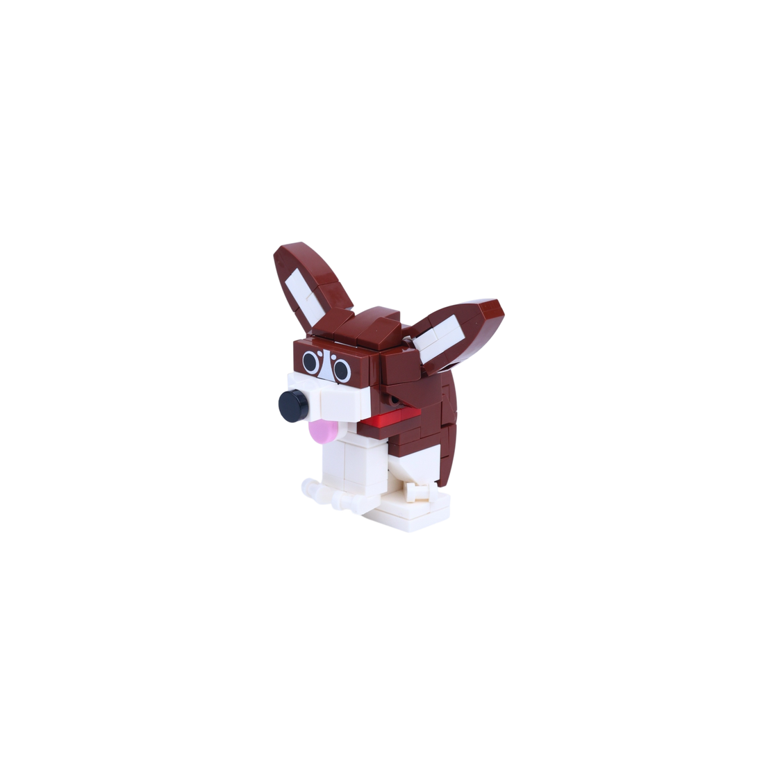 Chihuahua dog brick figure, right-side view