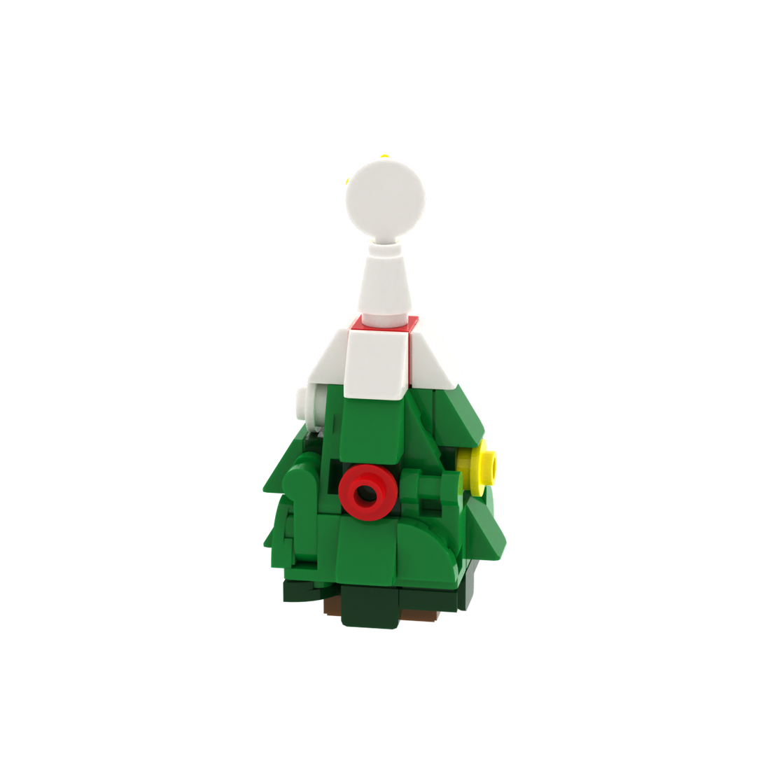 Christmas Tree Design 2 brick scene accessory, detail view 1