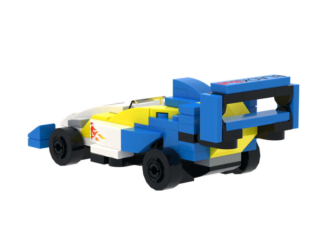 Blaze Track Racer custom brick figure