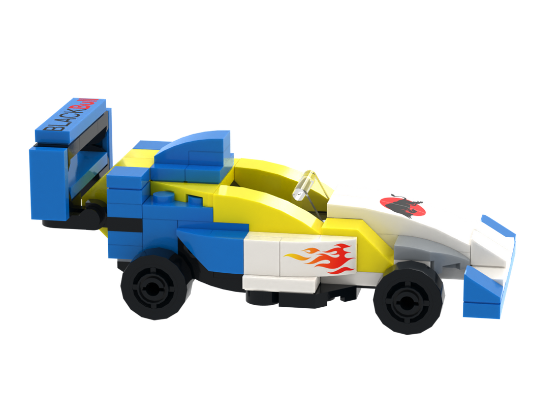 Blaze Track Racer custom brick figure