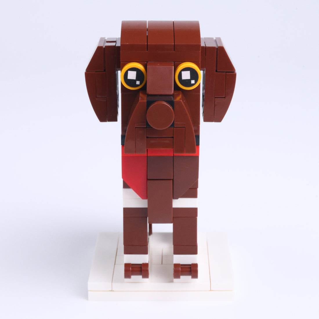 GSP Pointer dog brick figure, main product view