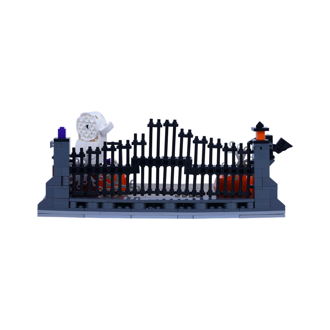 Halloween · Spooky Welcome brick scene, back view