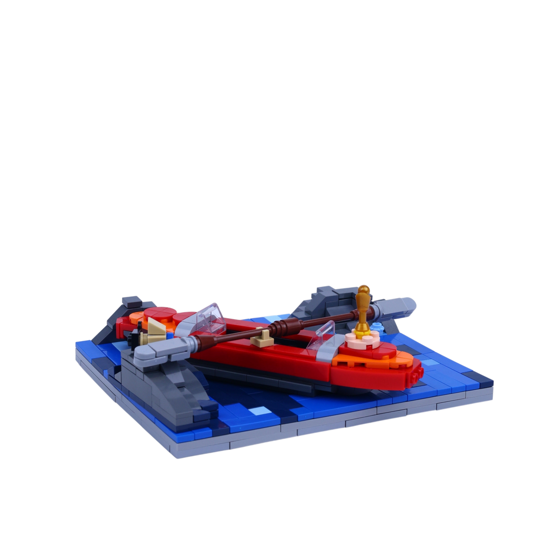 River Ranger brick scene, left view