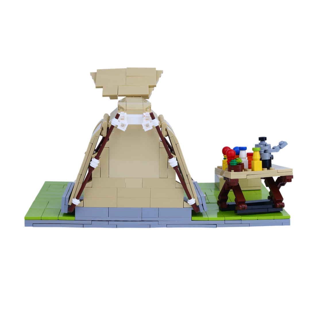 Campfire Cuddles custom brick figure