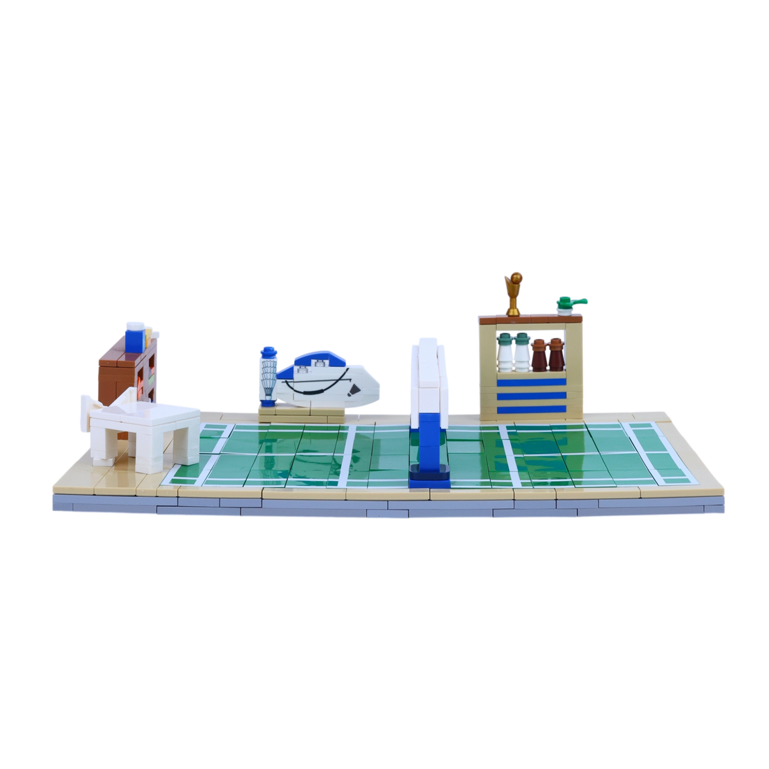 The Badminton Club brick scene, main product view