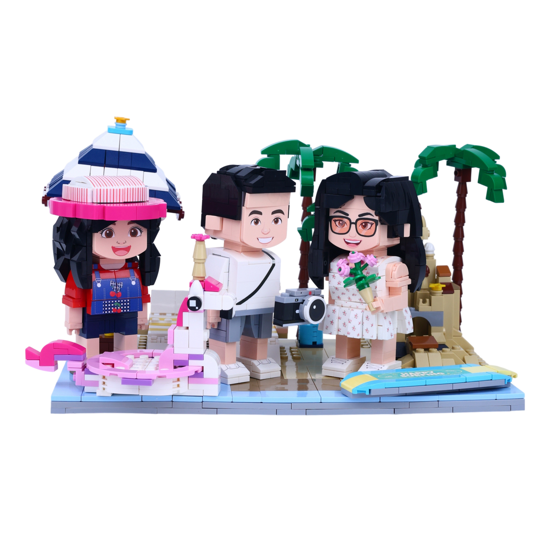 Vacation Vibes brick scene, lifestyle view