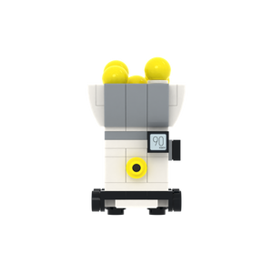 Ball Launcher brick scene accessory, left-side view