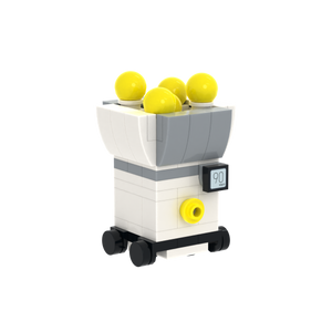 Ball Launcher brick scene accessory, right-side view