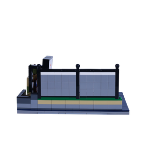 Baller Bros brick scene, back view