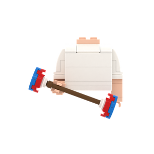 Barbell brick figure accessory, main product view