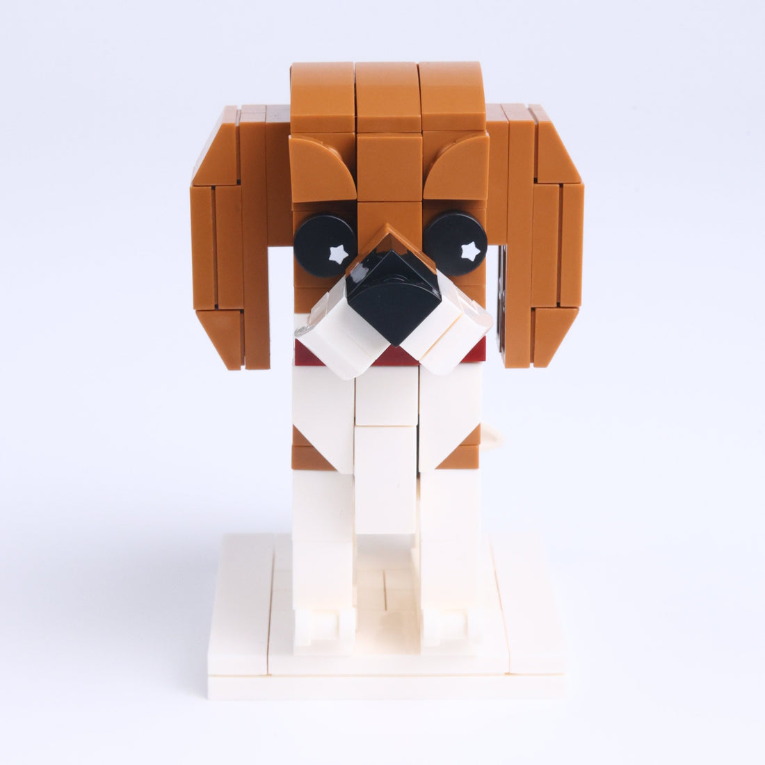 Beagle dog brick figure, main product view