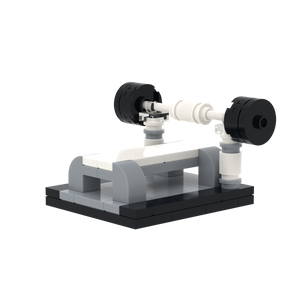 Bench Press Rack brick scene accessory, detail view 2