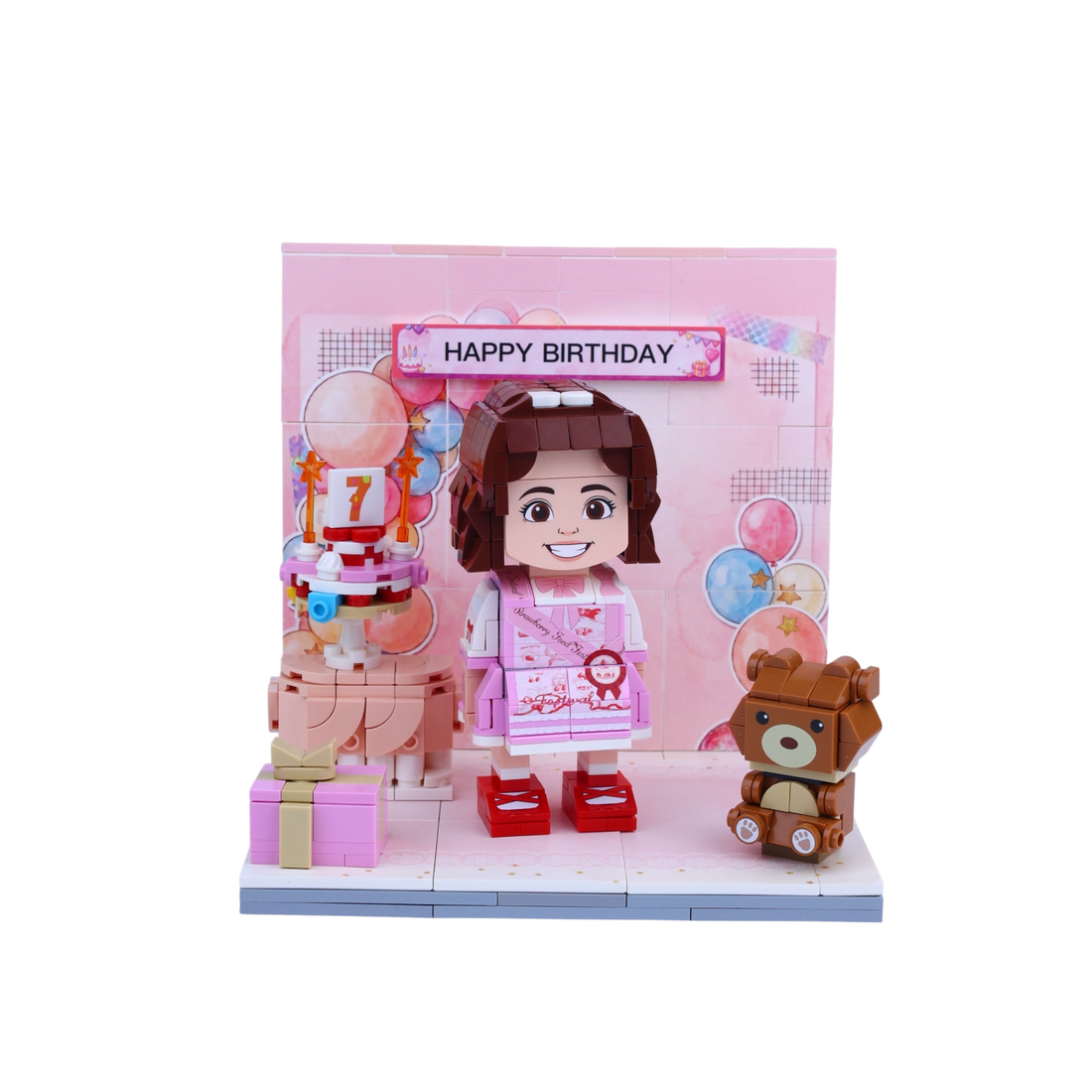 Birthday · Princess brick scene, lifestyle view