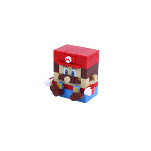 Brick Bump brick art collectible, right-side view