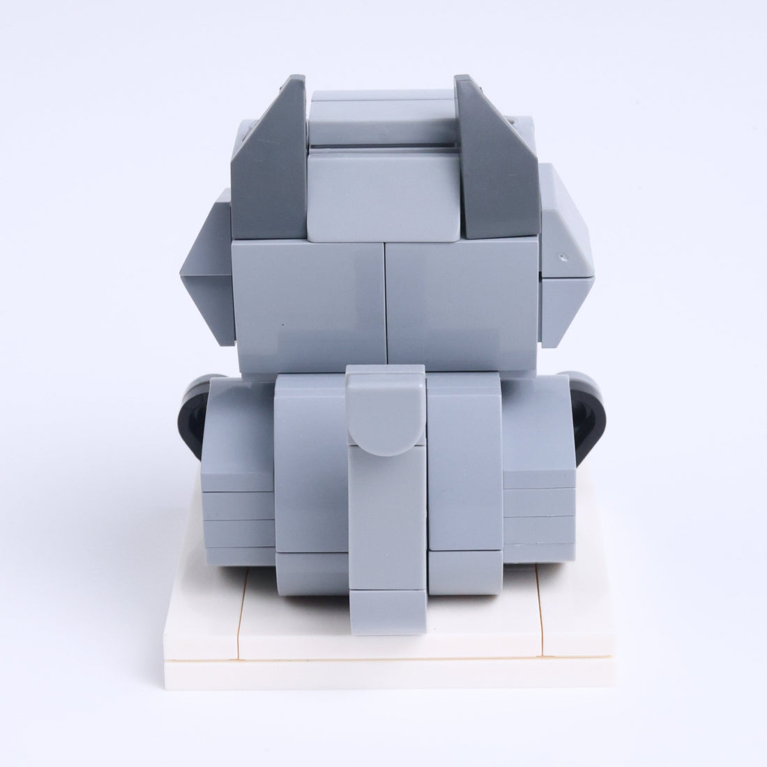 British Blue Cat cat brick figure, back view
