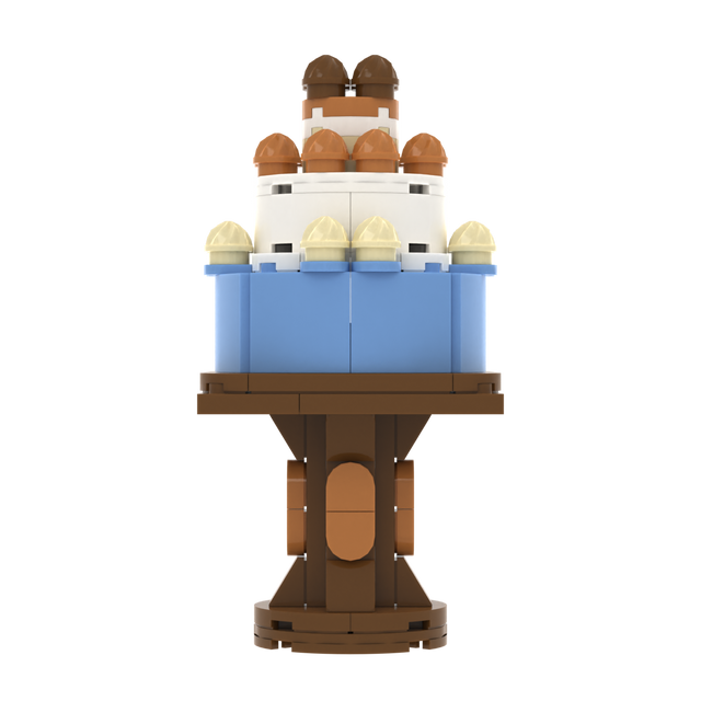 Cake On Tall Cake Stand