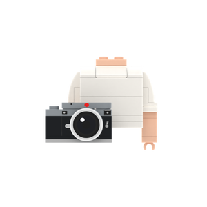 Camera brick figure accessory, main product view