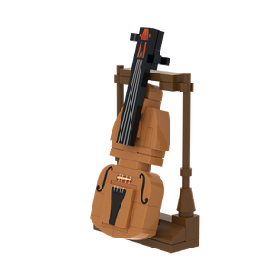 Cello brick scene accessory, detail view 2