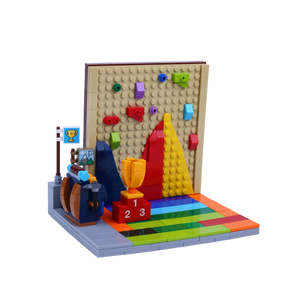 Champion Climber brick scene, left view