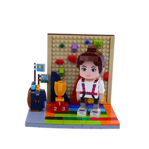 Champion Climber brick scene, lifestyle view