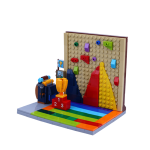 Champion Climber brick scene, right view