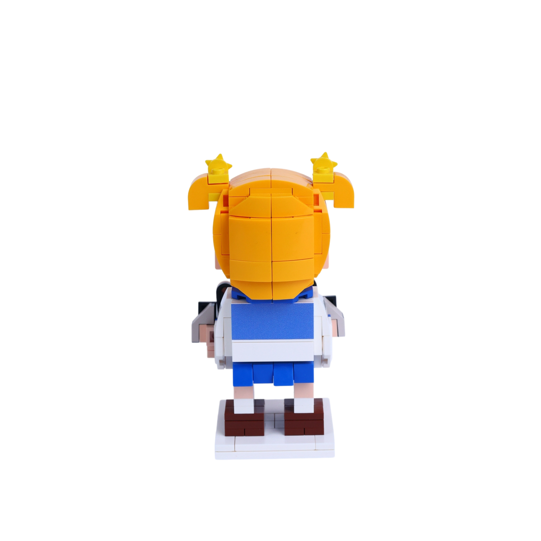 Chibi Mischief Maker custom brick figure, back view