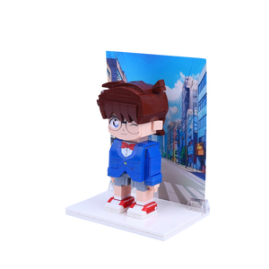 Mini Detective custom brick figure