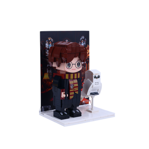 Wand Wizard Boy custom brick figure