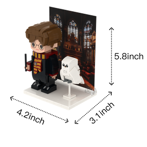 Wand Wizard Boy custom brick figure