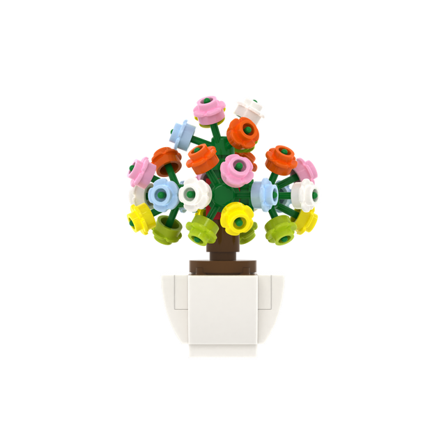 Colorful Potted Flower