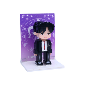 Constellation Boy custom brick figure, left-side view