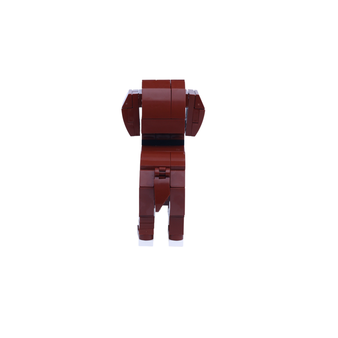 GSP Pointer dog brick figure, back view