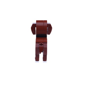 GSP Pointer dog brick figure, back view