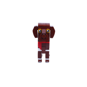 GSP Pointer dog brick figure, main product view