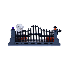 Halloween · Spooky Welcome brick scene, back view