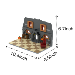 Halloween · Vampire House brick scene, lifestyle view