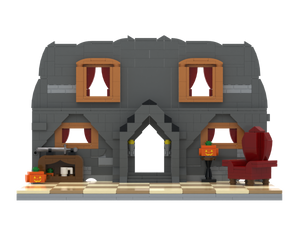 Halloween · Vampire House brick scene, main product view