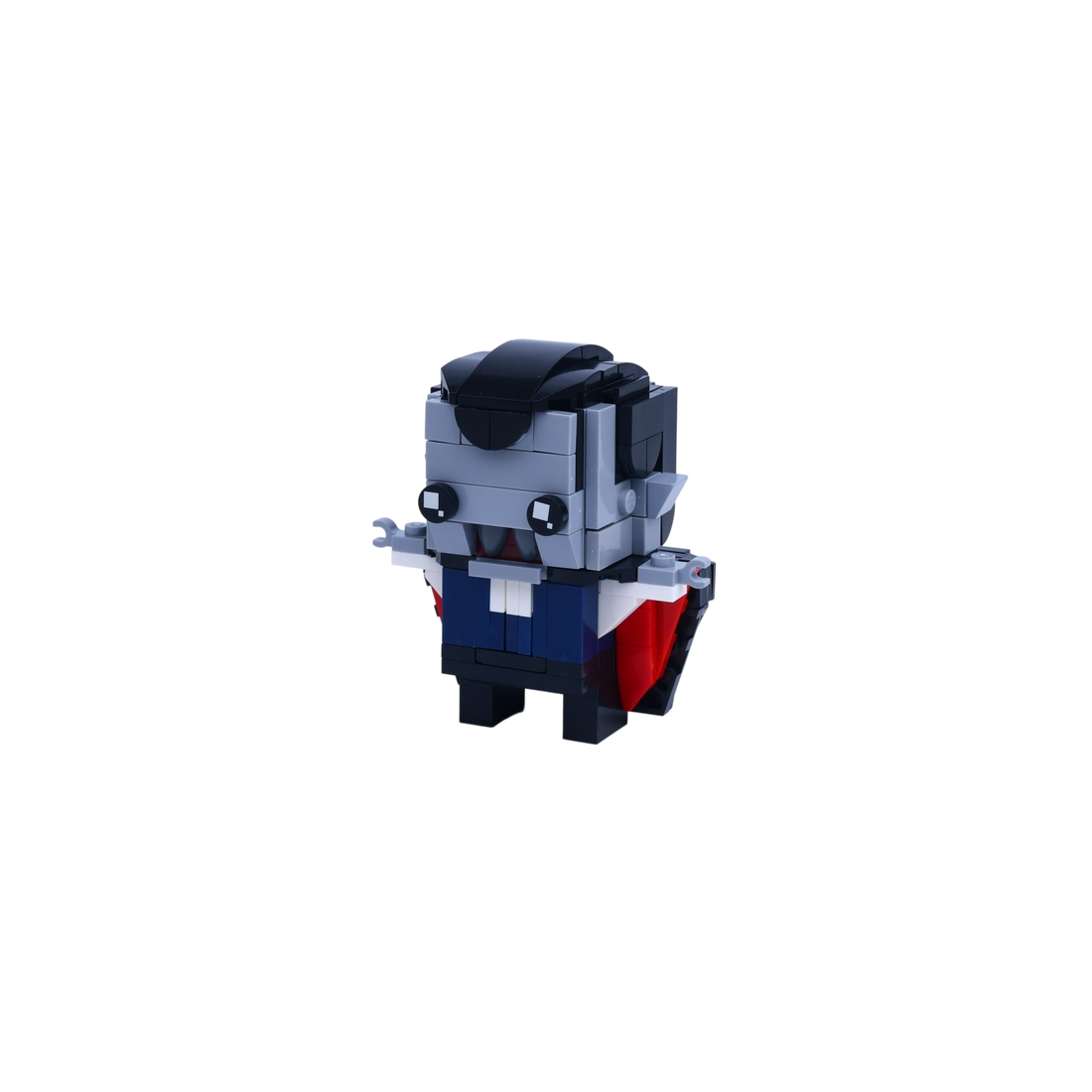 mini vampire brick art collectible, right-side view