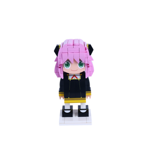 Monochrome Spy Pup custom brick figure, main product view
