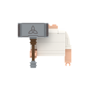 Patterned War Hammer brick figure accessory, main product view