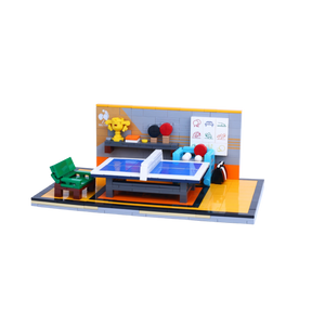 Ping Pong Pals brick scene, right view