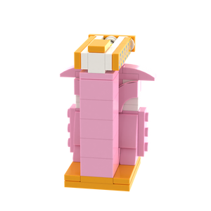 Pink Wardrobe brick scene accessory, detail view 1