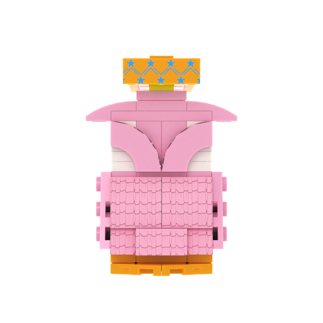 Pink Wardrobe brick scene accessory, left-side view