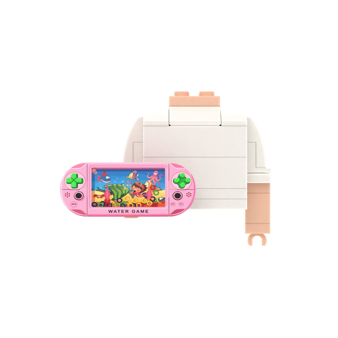 Pink Water Game brick figure accessory, main product view